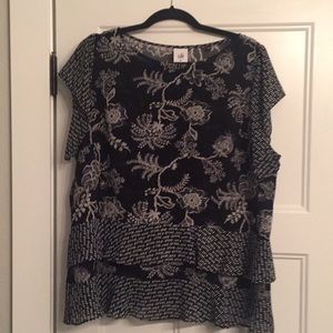 CAbi Hybrid blouse